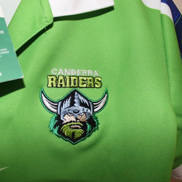 BNWT❤️vintage 2005 Canberra Raiders women's rugby jersey ISC home shirt NRL - Picture 8 of 13
